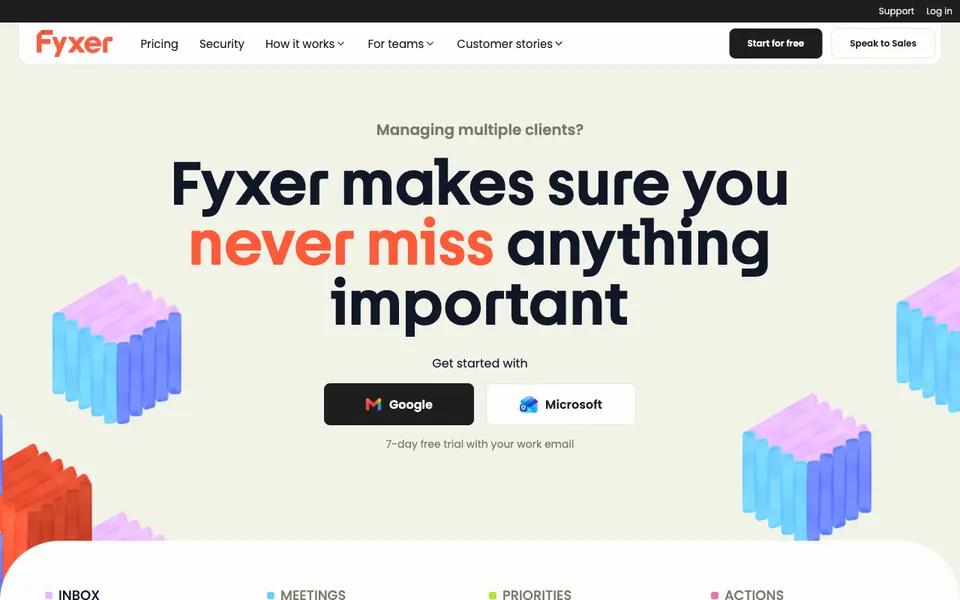 Fyxer website preview