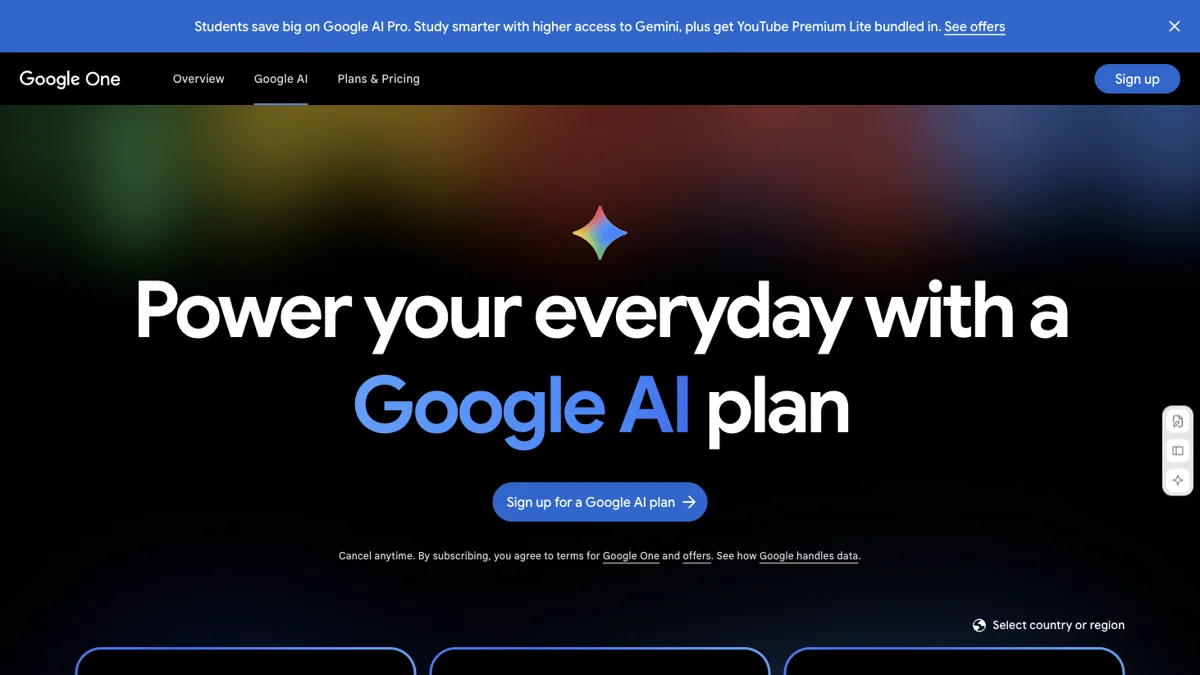 Google Flow website preview
