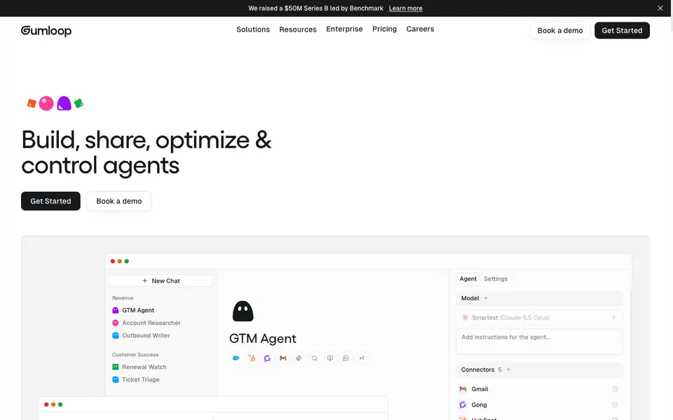 Gumloop website preview
