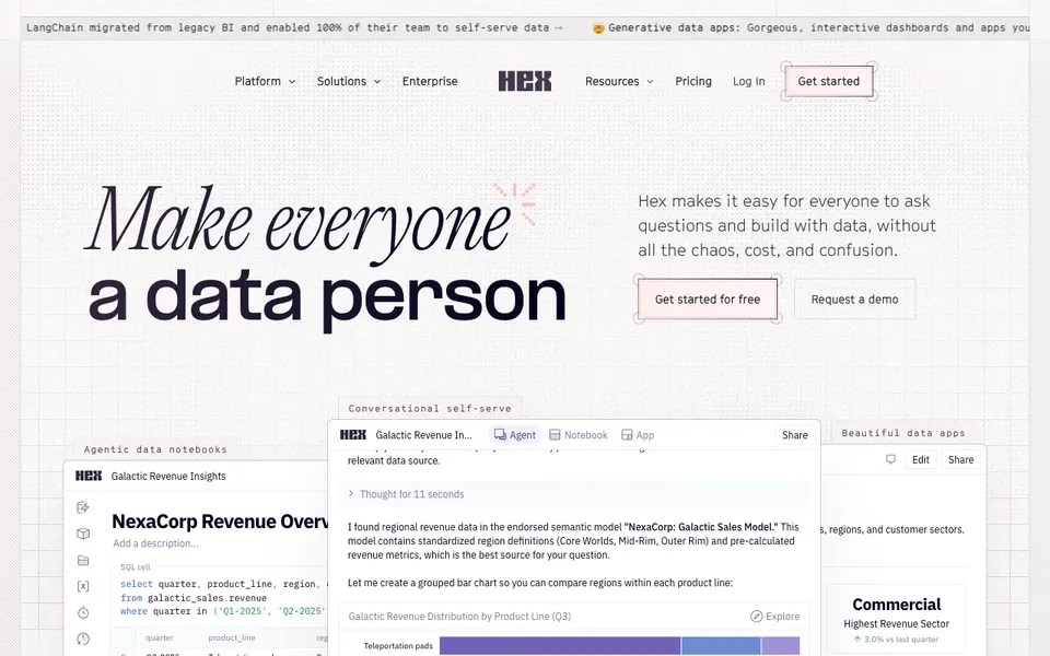 Hex website preview