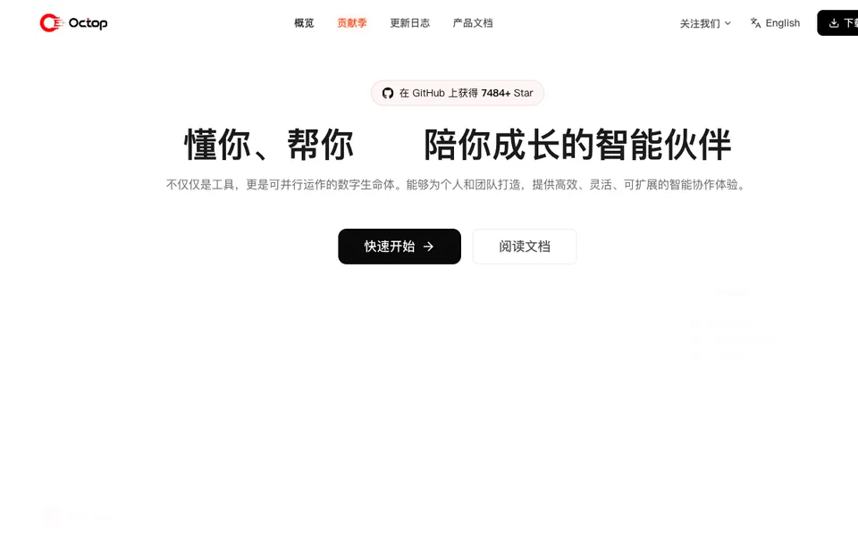 Octop website preview