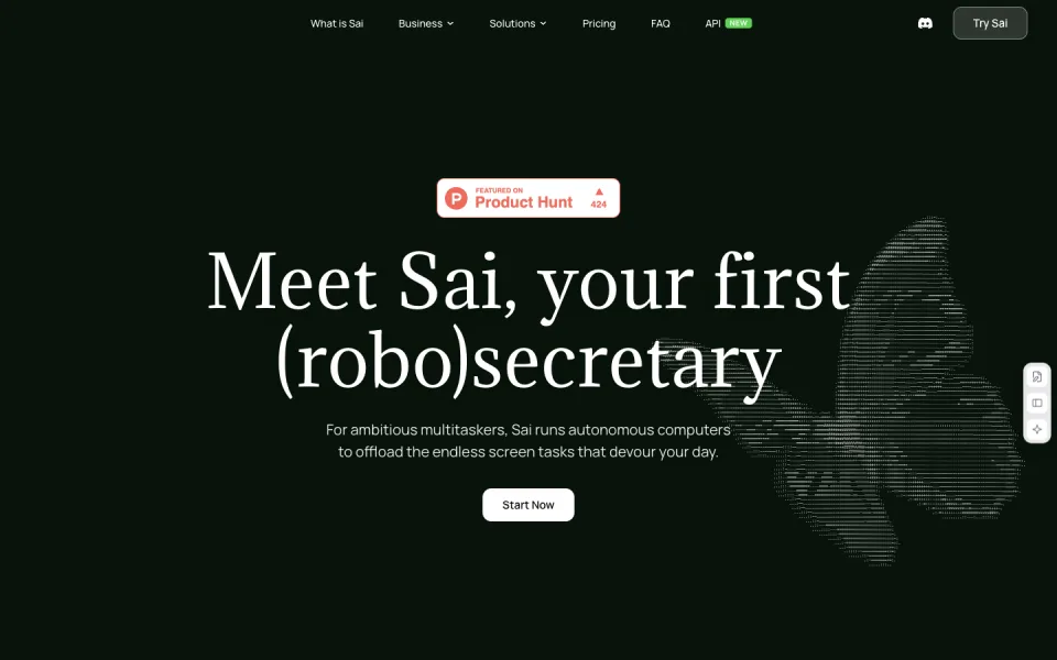 Sai website preview