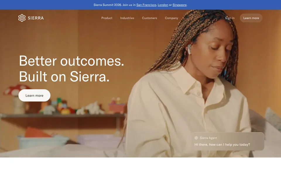 Sierra website preview